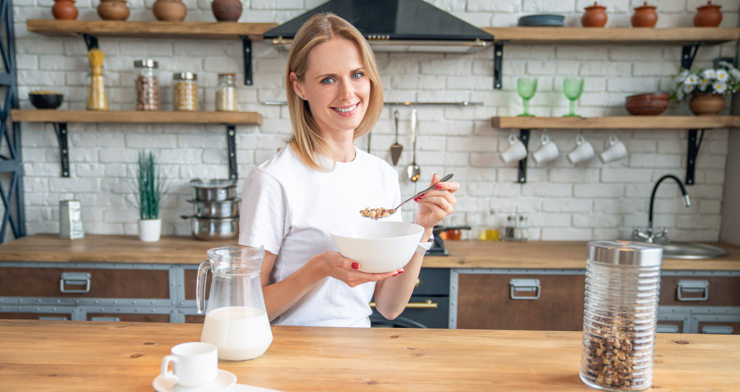 Apfel Zimt Porridge - Mrs.Sporty